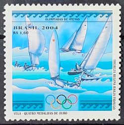 C 2576 Selo Olimpiadas Atenas Vela 2004