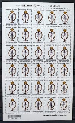 C 2595 Selo Coroacao de Nossa Senhora da Conceicao Aparecida 2004 Folha