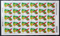 C 2607 Selo Relacoses Diplomaticas Brasil Libano Bandeira Ipe 2005 Folha