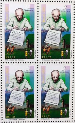 C 2619 Selo Erico Verissimo Mercosul Literatura Escritor 2005 Quadra