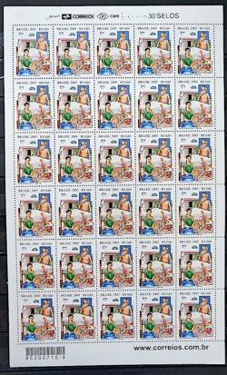 C 2621 Selo Luta Contra a Pobreza Cisternas Fome Zero Agua 2005 Folha