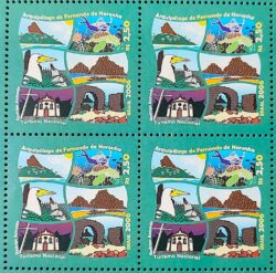 C 2660 Selo Arquipelago Fernando de Noronha Turismo Igreja Mergulho 2006 Quadra