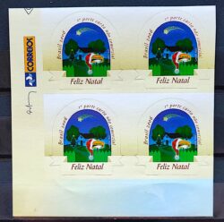 C 2662 Selo Natal Caixa Postal 2006 Quadra Vinheta Correios 2