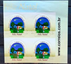 C 2662 Selo Natal Caixa Postal 2006 Quadra Vinheta Site