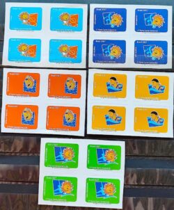 C 2670 Selo XV Jogos Pan Americanos Rio de Janeiro 2007 Quadra Serie Completa