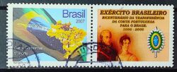 C 2677 Selo Personalizado Bandeira e Ipe Exercito Brasileiro Militar 2007 Circulado 1