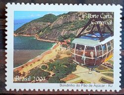 C 2703 Selo Despersonalizado Rio de Janeiro Turismo 2007 Bondinho Pao de Acucar