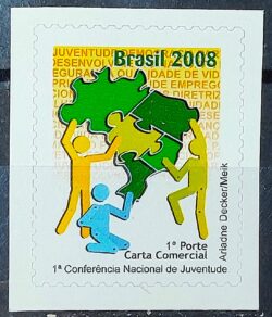 C 2729 Selo Conferencia Nacional da Juventude Mapa 2008