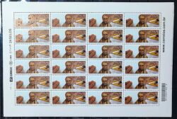 C 2771 Selo Louis Braille Cego Saude Mao 2009 Folha