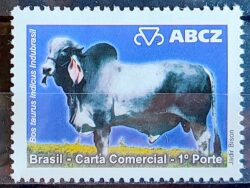 C 2789 Selo Despersonalizado EXPOZEBU ABCZ Gado Boi Vaca 2009 Indubrasil