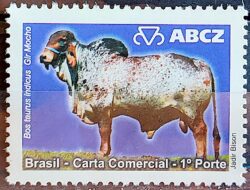 C 2798 Selo Despersonalizado EXPOZEBU ABCZ Gado Boi Vaca 2009 Gir Mocho