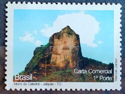 C 2802 Selo Despersonalizado Tocantins Turismo 2009 Morro da Catedral Jalapao