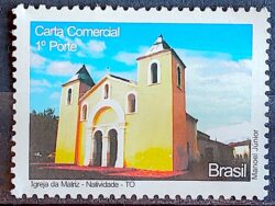C 2805 Selo Despersonalizado Tocantins Turismo 2009 Igreja da Matriz Natividade