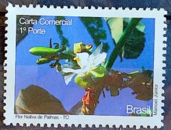 C 2808 Selo Despersonalizado Tocantins Turismo 2009 Flor Nativa de Palmas