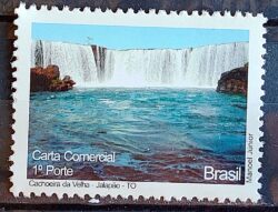 C 2810 Selo Despersonalizado Tocantins Turismo 2009 Cachoeira da Velha Jalapao