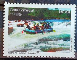C 2811 Selo Despersonalizado Tocantins Turismo 2009 Rafting Canoagem Jalapao