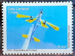 C 2816 Selo Despersonalizado Esquadrilha da Fumaca 2009 Aviao Militar