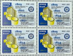 C 2824 Selo Alvara Regio Praca do Comercio Economia 2009 Quadra