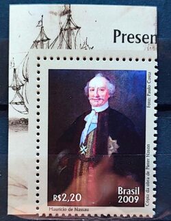 C 2847 Selo Relacoes Diplomaticas Holanda Mauricio de Nassau 2009