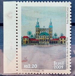 C 2850 Selo Relacoes Diplomaticas Holanda 2009 Palacio de Friburgo