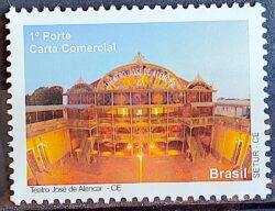 C 2864 Selo Despersonalizado Ceara Turismo 2009 Teatro Jose de Alencar