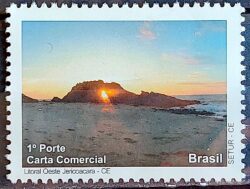 C 2868 Selo Despersonalizado Ceara Turismo 2009 Praia Jericoacara