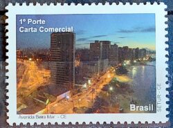 C 2869 Selo Despersonalizado Ceara Turismo 2009 Avenida Beira Mar