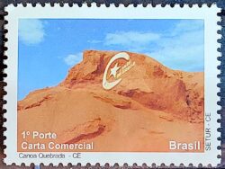 C 2872 Selo Despersonalizado Ceara Turismo 2009 Praia Canoa Quebrada