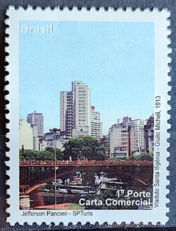 C 2889 Selo Despersonalizado Sao Paulo Turismo 2009 Viaduto Santa Ifigenia