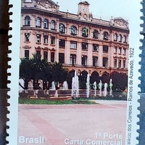 C 2890 Selo Despersonalizado Sao Paulo Turismo 2009 Palacio dos Correios Arquitetura Servico Postal