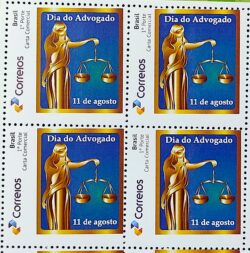 C 3386 Selo Personalizado Dia do Advogado Justica Direito Quadra