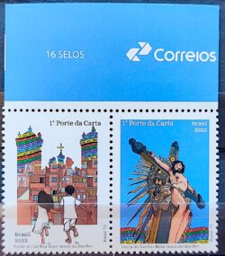 C 4031 Selo Festa do Senhor Bom Jesus do Bonfim Religiao Bahia 2022 Serie Completa Vinheta Correios