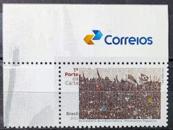 C 4056 Selo Bicentenario da Independencia Movimentos Populares 2022 Vinheta Correios