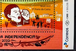 C 4065 Selo Bicentenario da Independencia Personalidades 2022 Maria Quiteria Mulher Mao