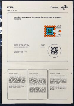 Edital 1976 30 Associacao Brasileira de Normas Tecnicas Sem Selo