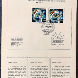Edital 1977 26 Observatorio Nacional Pesquisa Com Selo CPD Ribeirao Preto
