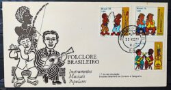 Envelope FDC 158 1978 Folclore Musica Berimbau Flauta Violao CPD RJ