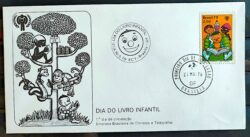Envelope FDC 174 1979 Dia do Livro Joao Bolinha CBC e CPD BSB