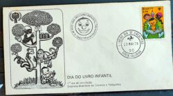Envelope FDC 174 1979 Dia do Livro Joao Bolinha CBC e CPD SC