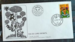 Envelope FDC 174 1979 Dia do Livro Joao Bolinha CBC e CPD SP 2