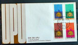 Envelope FDC 187 1979 Dia da UPU Servico Postal CPD Ribeirao Preto