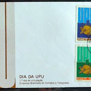 Envelope FDC 187 1979 Dia da UPU Servico Postal CPD SP 2