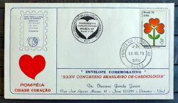 Envelope PVT 000 1979 Congresso Brasileiro de Cardiologia Coracao Saude CBC BSB e CPD Bauru