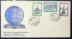 Envelope PVT 000 1979 Dia da Divulgacao Filatelica Chafariz Arquitetura Brasiliana