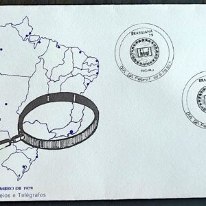 Envelope PVT 000 1979 Dia da Febraf Arquitetura Chafariz CBC RJ