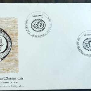 Envelope PVT 000 1979 Dia da Filatelia Classica Arquitetura Chafariz CBC RJ