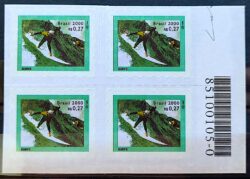 Selo Regular RHM 790 Esportes Radicais Surfe 2000 Quadra Codigo de Barras
