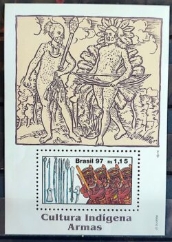 B 107 Bloco Cultura Indigena Armas Indio 1997