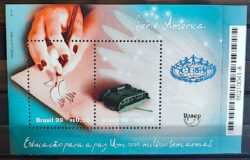 B 112 Bloco Educacao para a Paz Militar UPAEP Mao Serie America 1999