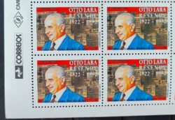 C 1905 Selo Otto Lara Resende Literatura 1994 Quadra Vinheta Correios